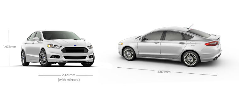 Габаритные размеры Ford Mondeo 5 (dimensions Ford Mondeo 2015)
