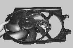 Снятие и установка электровентилятора радиатора системы охлаждения