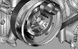 Установка приспособления для монтажа ремня привода насоса гидроусилителя рулевого управления на шкив коленчатого вала